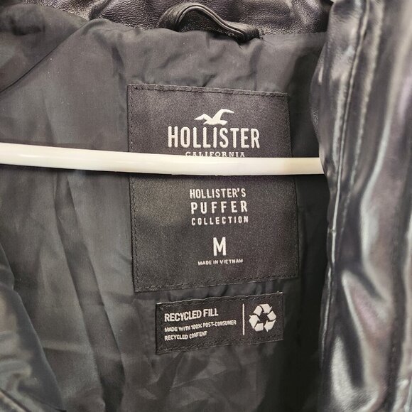 Hollister Puffer Vest Mens Medium - Picture 7 of 8